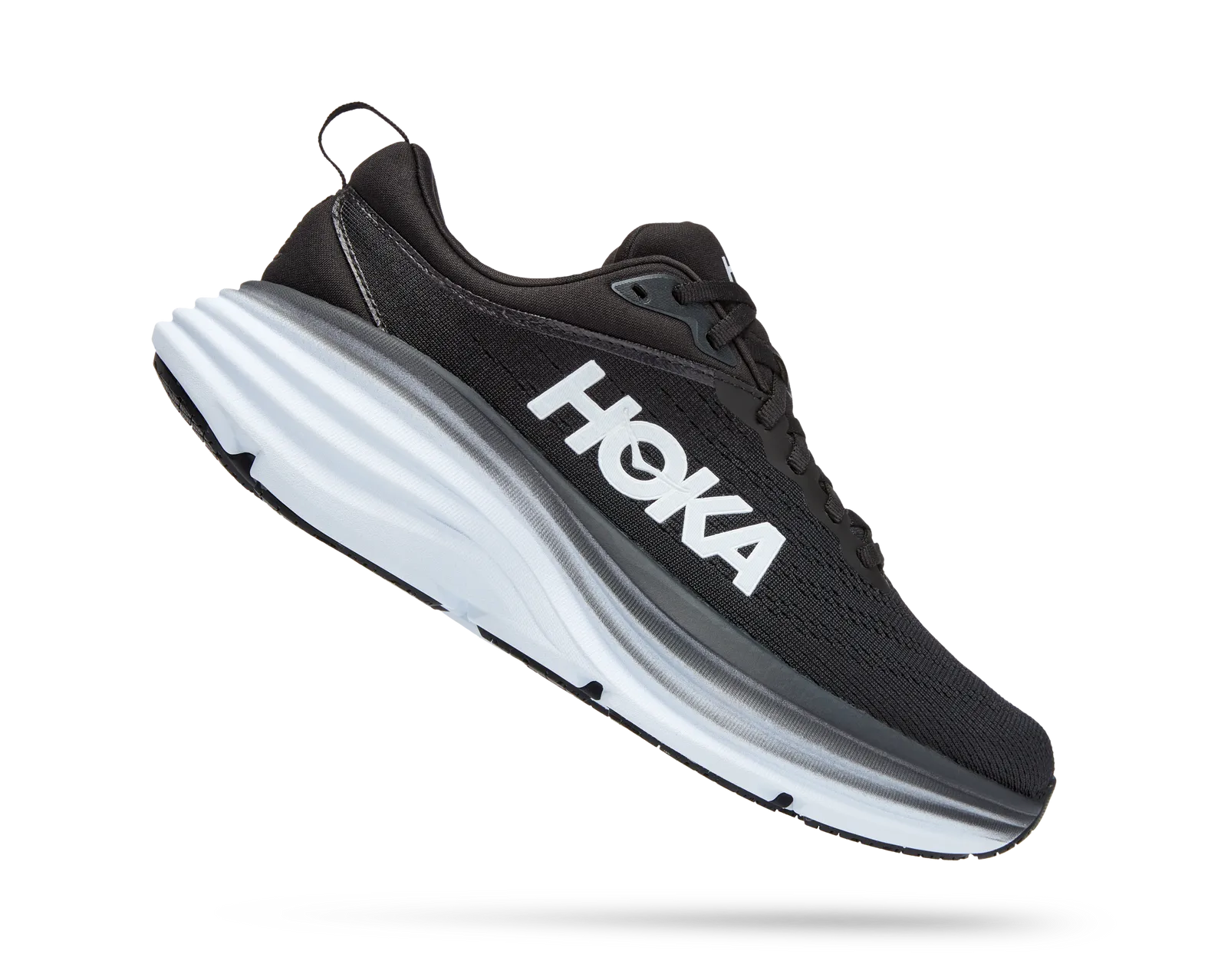 Amazon.com | Hoka Men's Bondi 8 Sneaker, Black/Black, 7